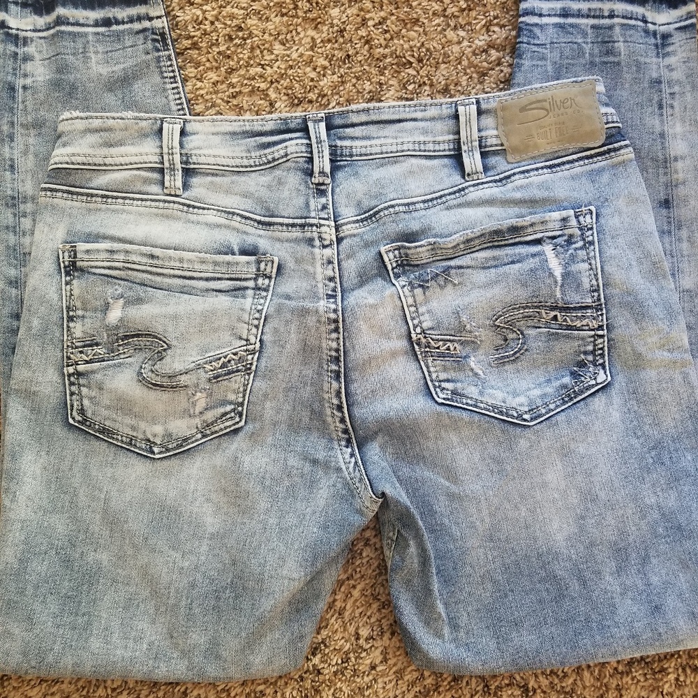 Womans Silver Jean's sz 31